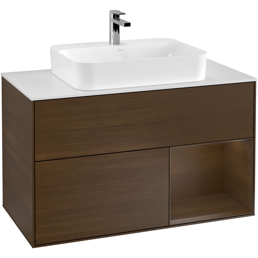 Wastafelonderkast Finion 1000x603x501mm W.Veneer F371GNGN