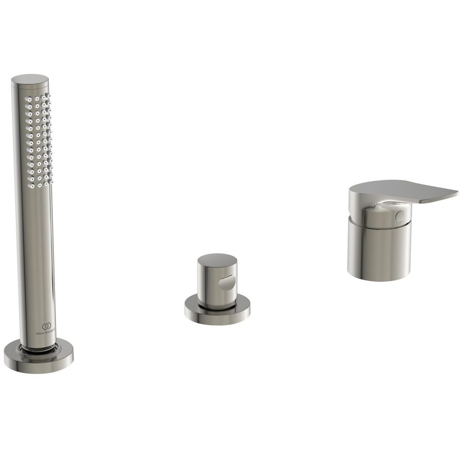 Bad/douchemengkraan badrandmontage 202mm silver storm (rvs-look) 25l/m La Dolce Vita