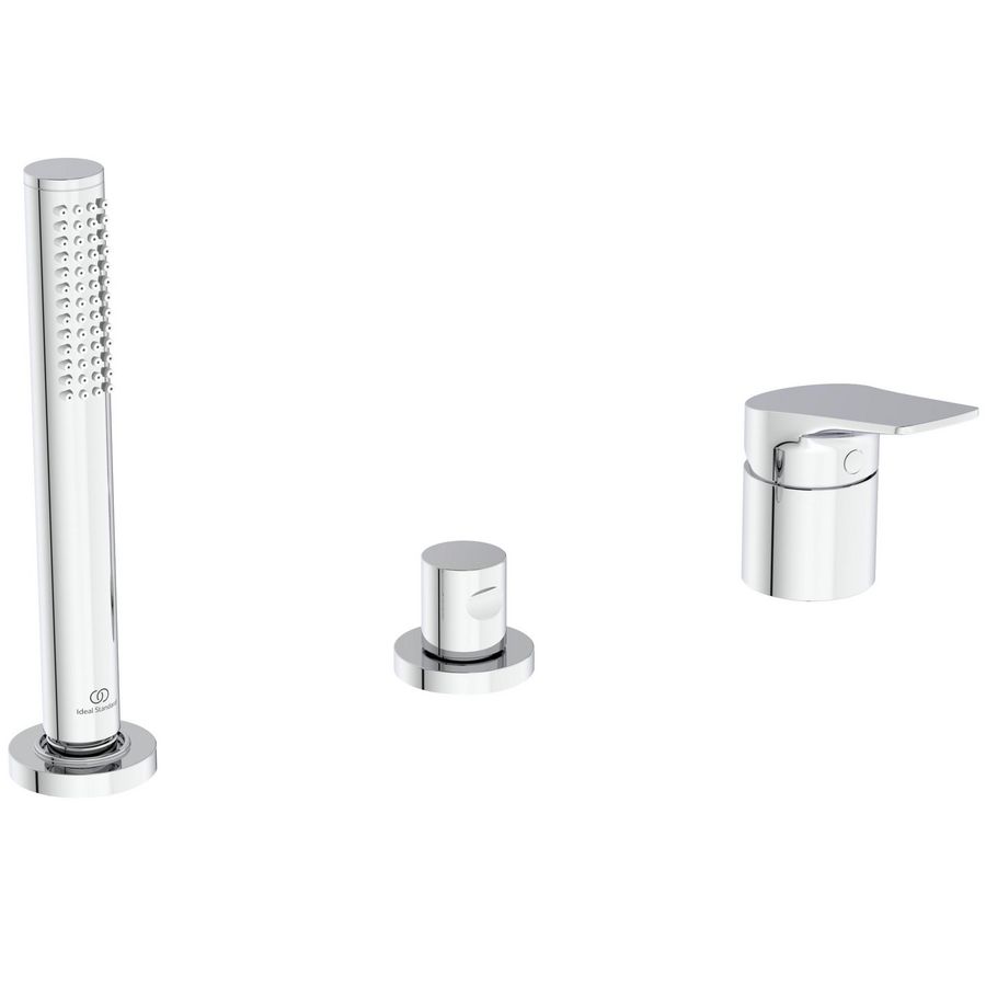 Bad/douchemengkraan badrandmontage 202mm chroom 25l/min La Dolce Vita