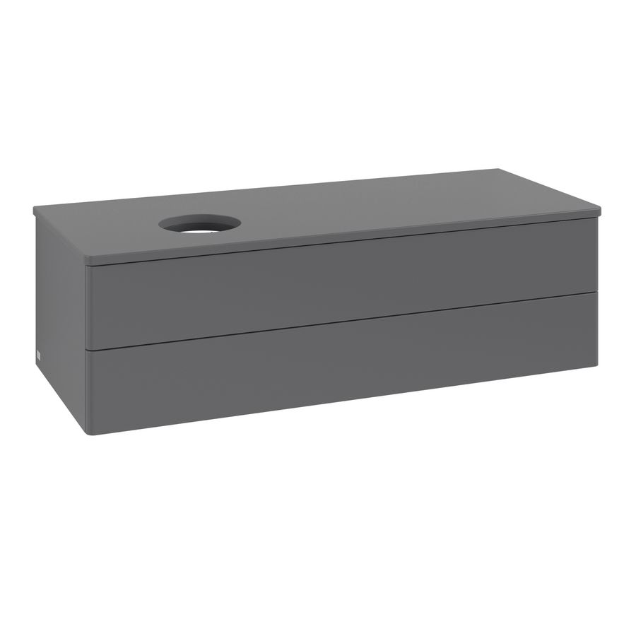 Wastafelonderkast Antao 1200x360x500mm Antr. Matt Lacquer K22010GK
