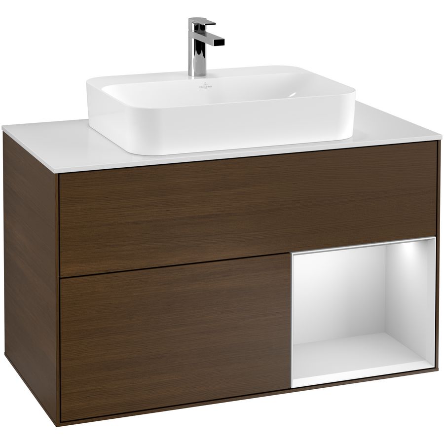 Wastafelonderkast Finion 1000x603x501mm W.Veneer F371MTGN