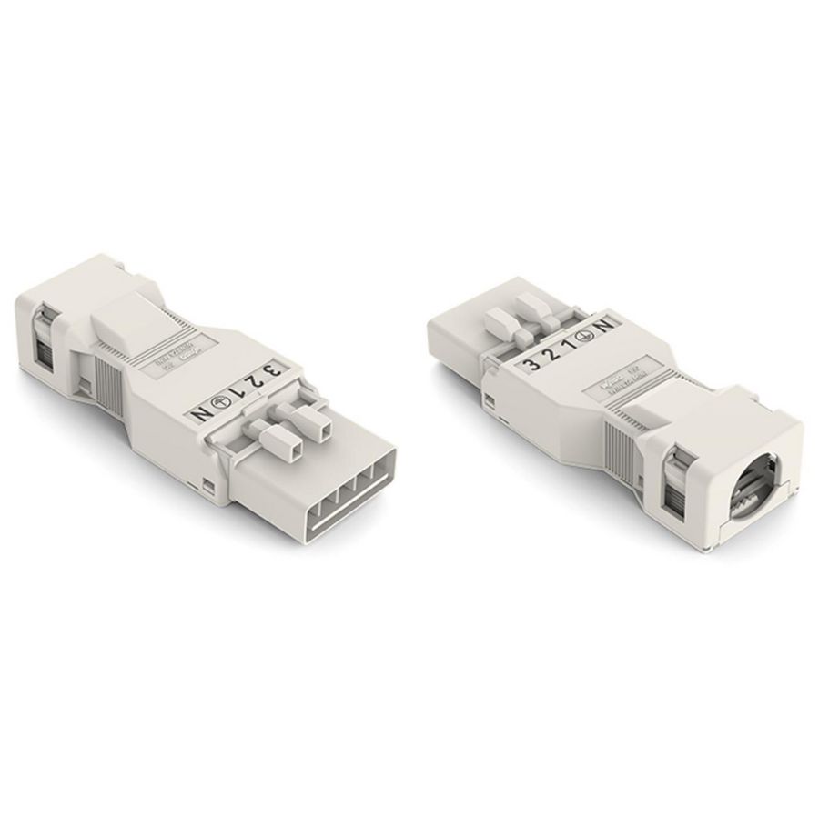 Male met trekontlastingsbeh. 5-polig 890-135 VVE=50