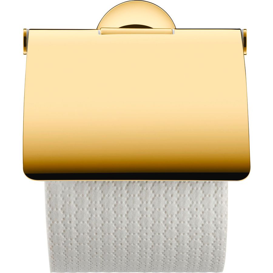 Starck T Toiletrolhouder Goud Gepolijst 125x125x131mm