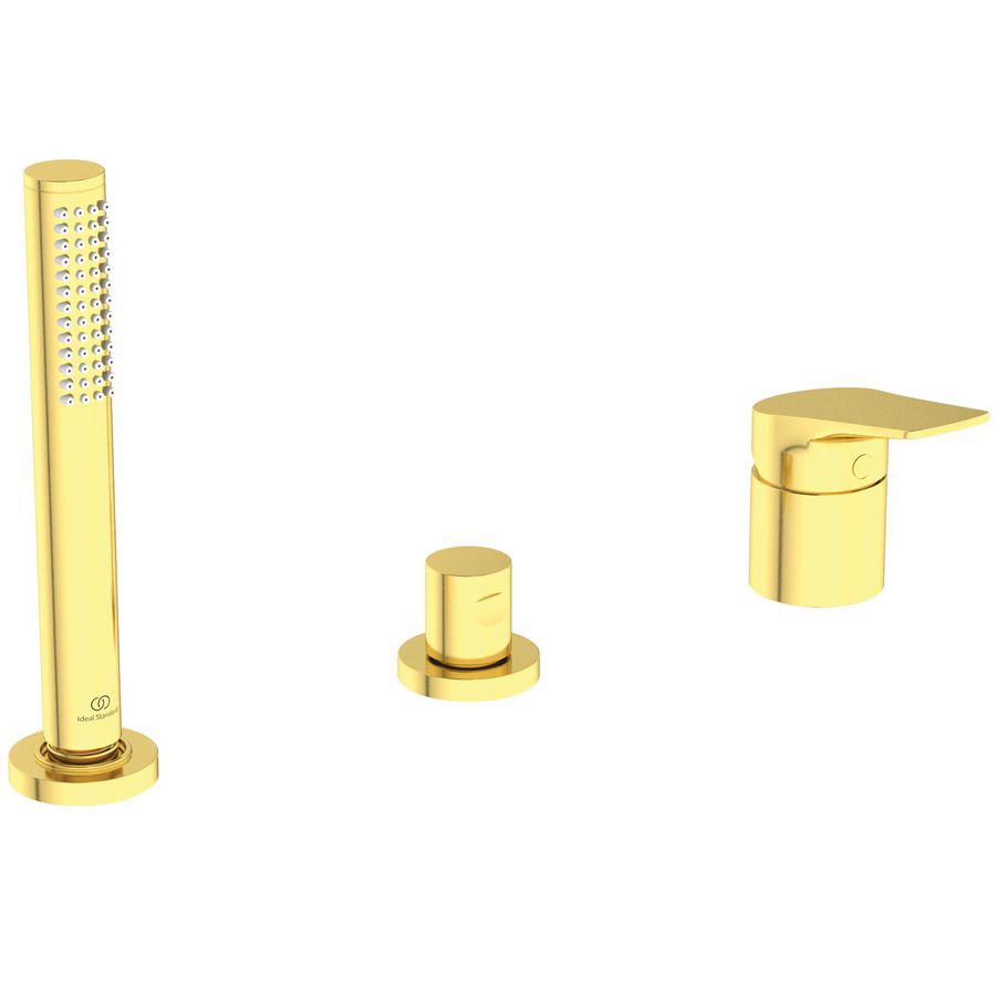 Bad/douchemengkraan badrandmontage 202mm br gold 25l/min La Dolce Vita