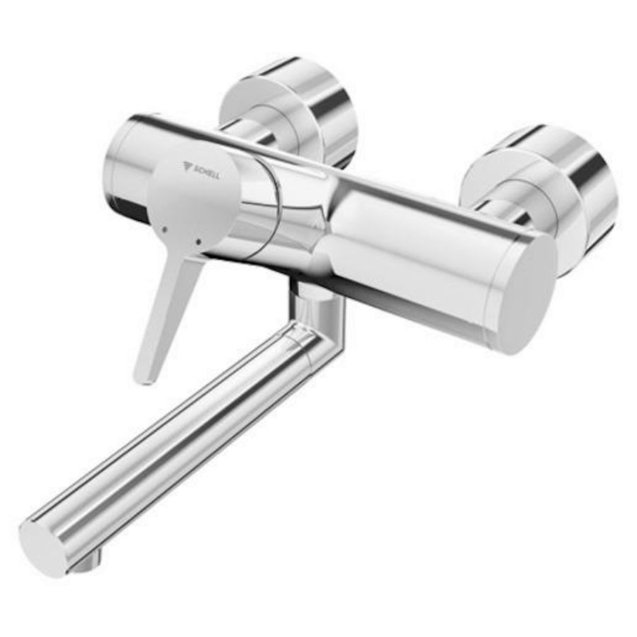 Wandopbouw wastafelkraan VITUSVW-EH-M reikwijdte 210 mm