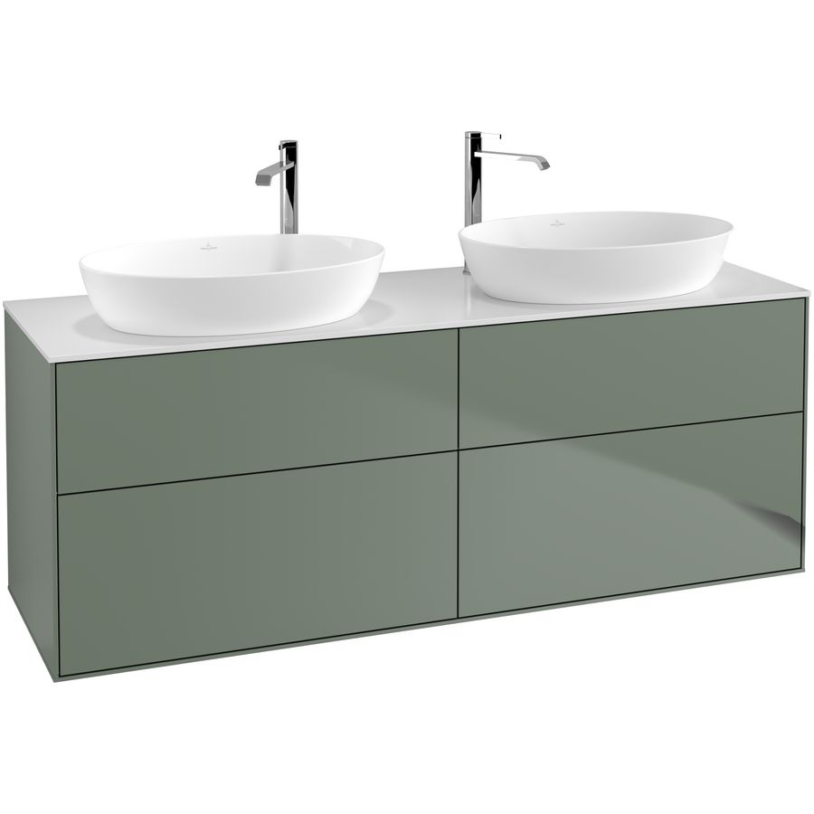 Wastafelonderkast Finion 1600x603x501mm Olive Matt Lacquer G96100GM