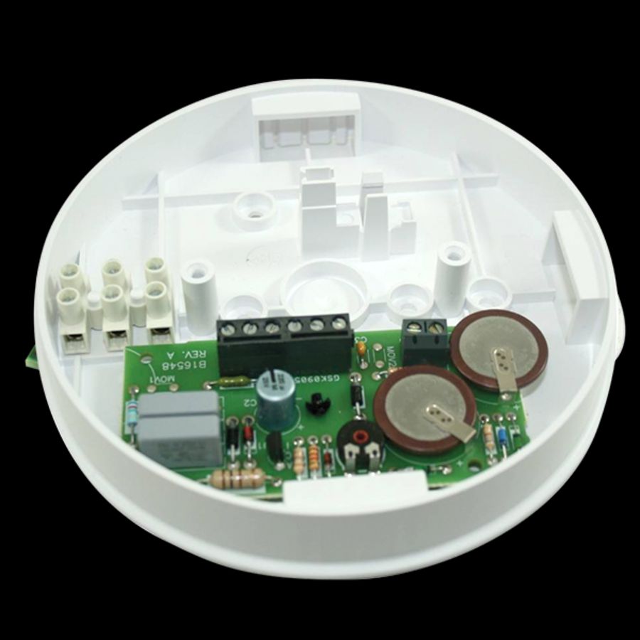Interface met ingangscontact 230V gevoed, bedraad koppelbaar