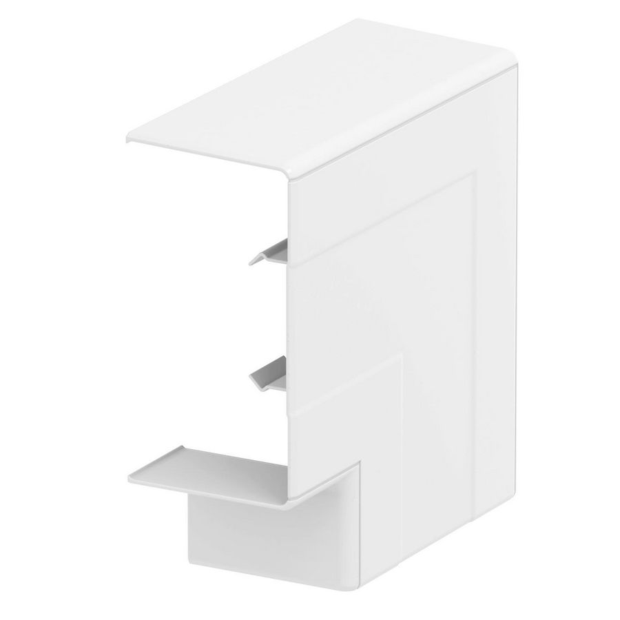 Platte hoek Hulpstuk 142x142x56 polycarbonaat