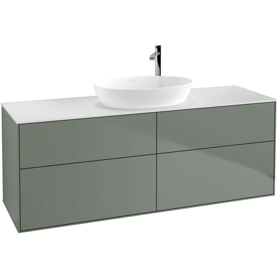 Wastafelonderkast Finion 1600x603x501mm Olive Matt Lacquer G97100GM