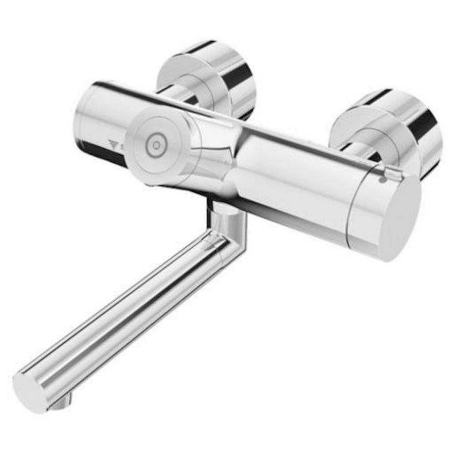 Wandopbouw wastafelkraan VITUSVW-C-T thermostaat 210mm