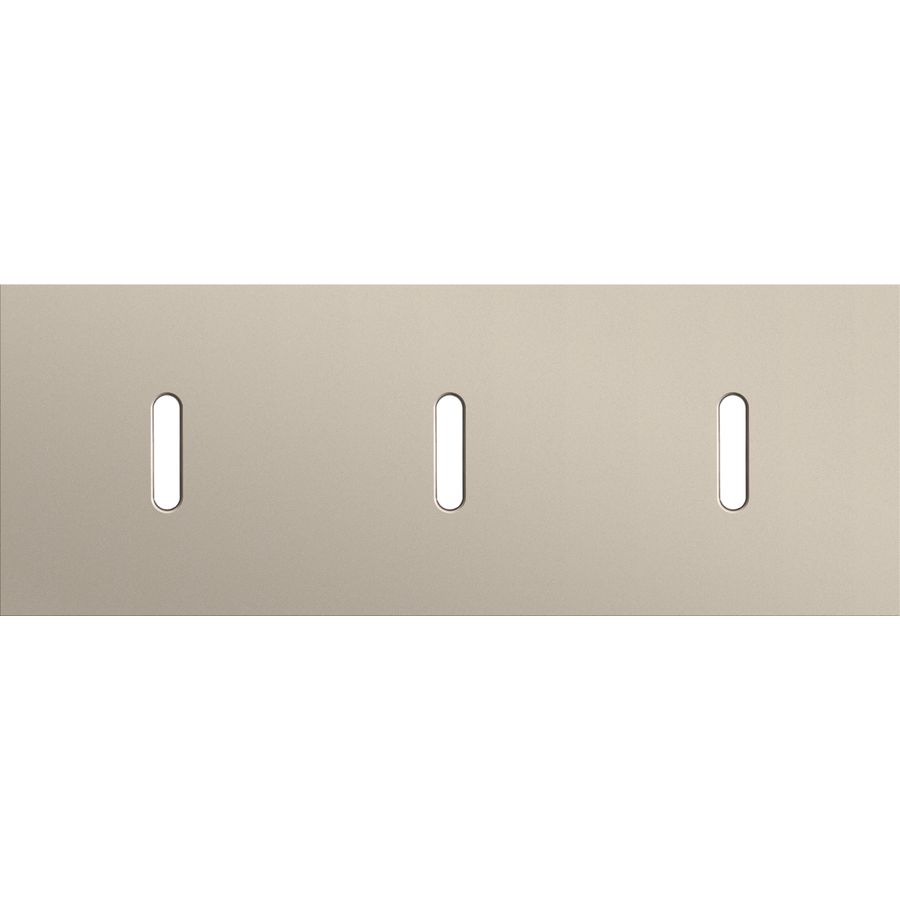 Afdekplaat 3-voud horiz. 71mm centerafst. 166-56701