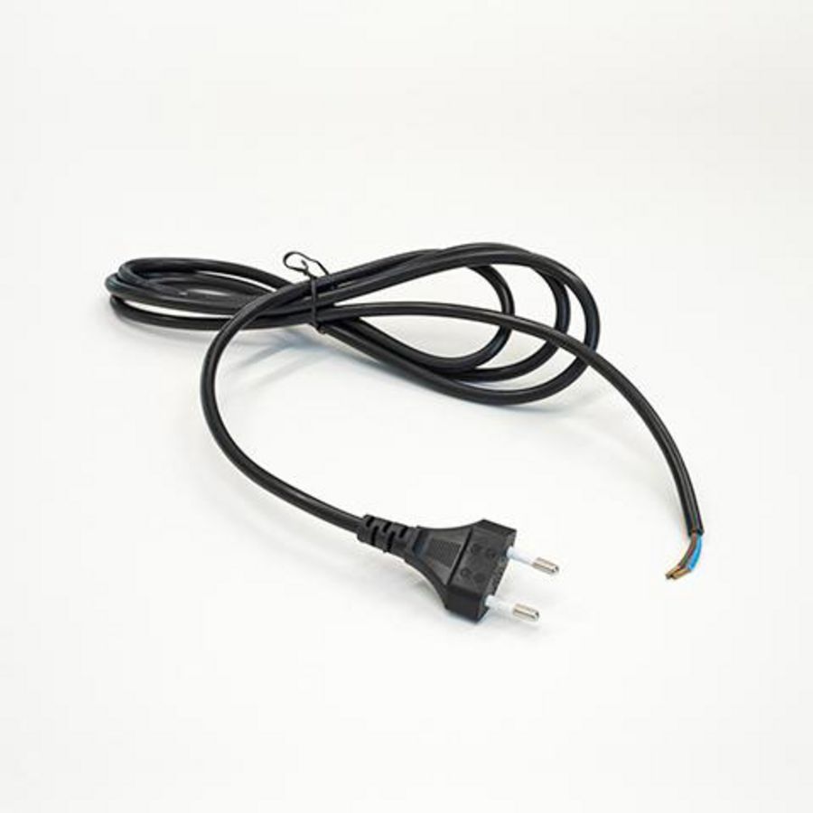 Euro stekker + aangestript 2m x 075 mm2 41066900