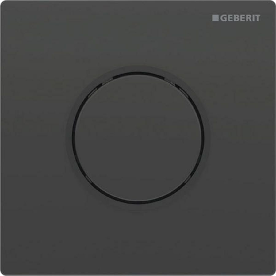 Type 10 losse bedieningsplaat (onderdeel) pneumatisch  round zwart/matzwart/zwart
