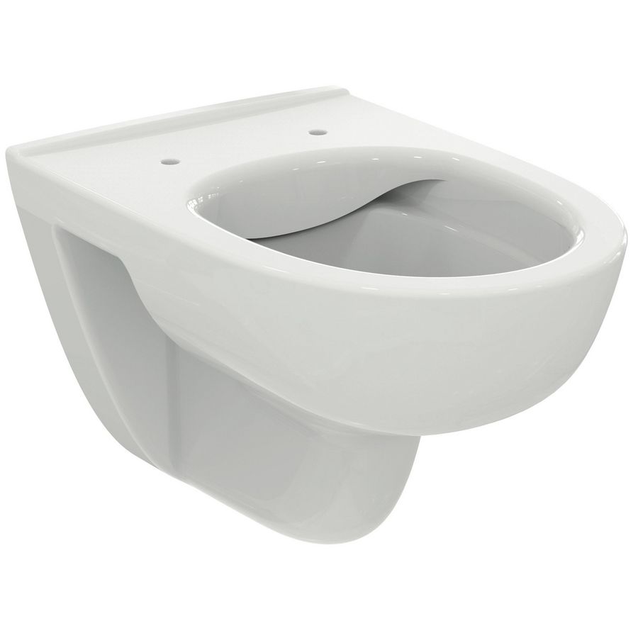Wandcloset I.LIFE-A 540mm d-shape randloos+ diepspoel wit idealplus (excl. zitting)