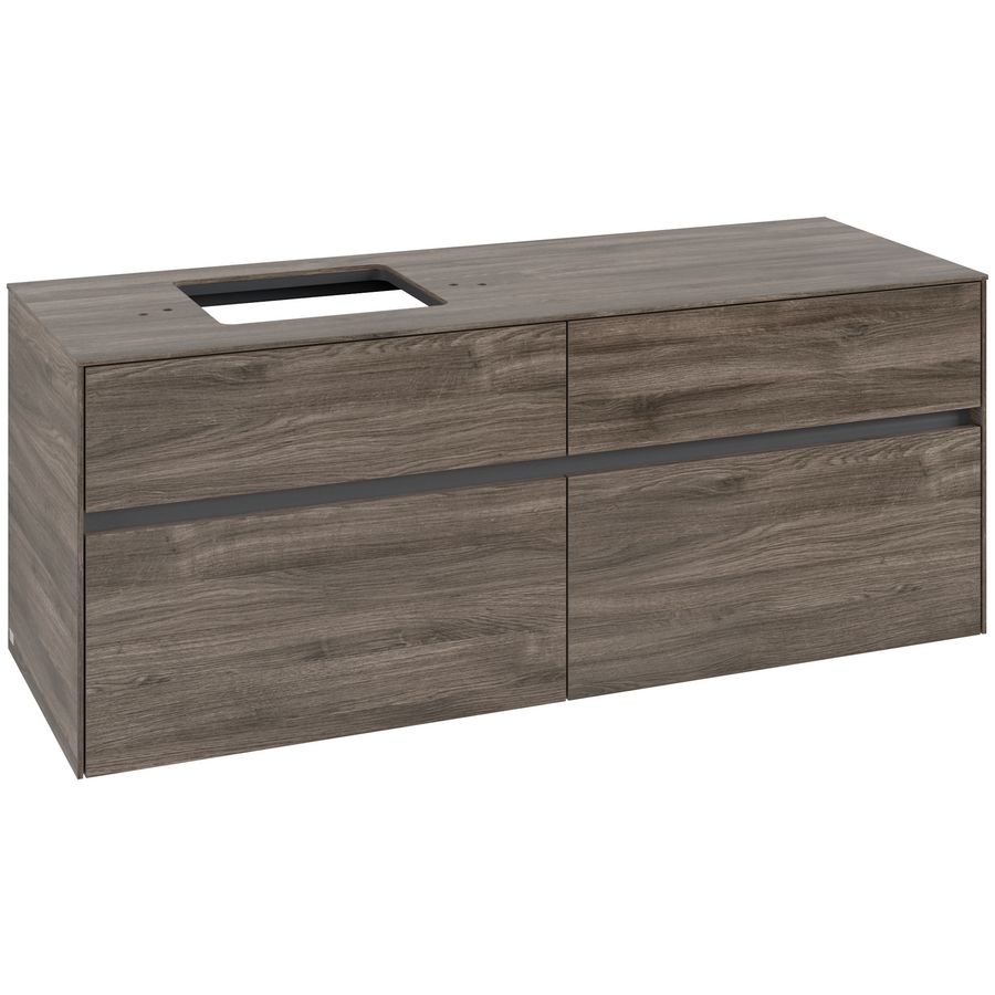 Wastafelonderkast Collaro 1400x548x500mm Sto.Oak C13200RK