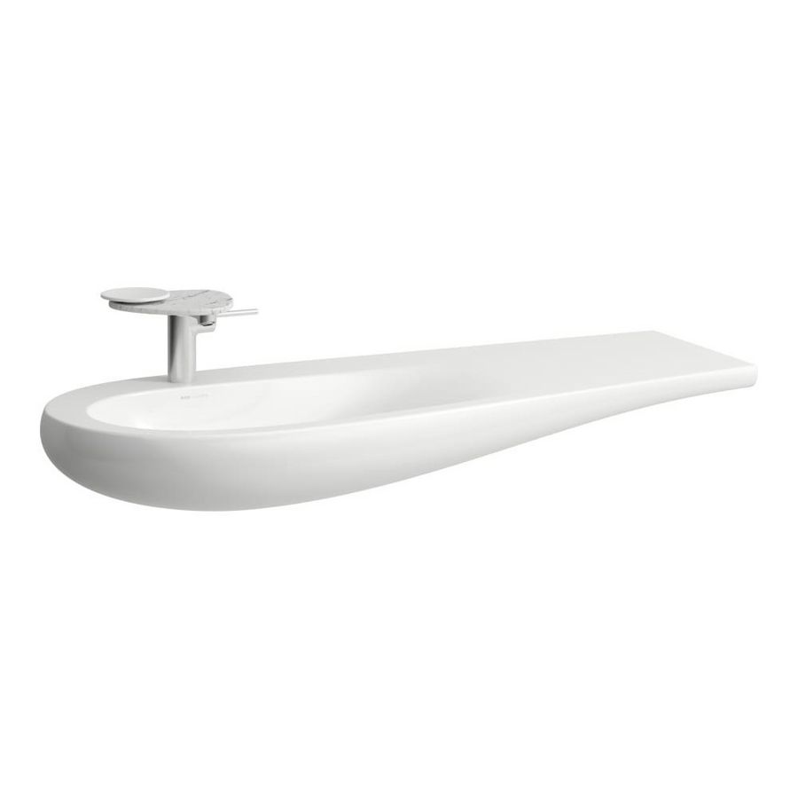 Alessi One wastafelonderb. 1200x500mm wit LCC 1xkr. z.overl.