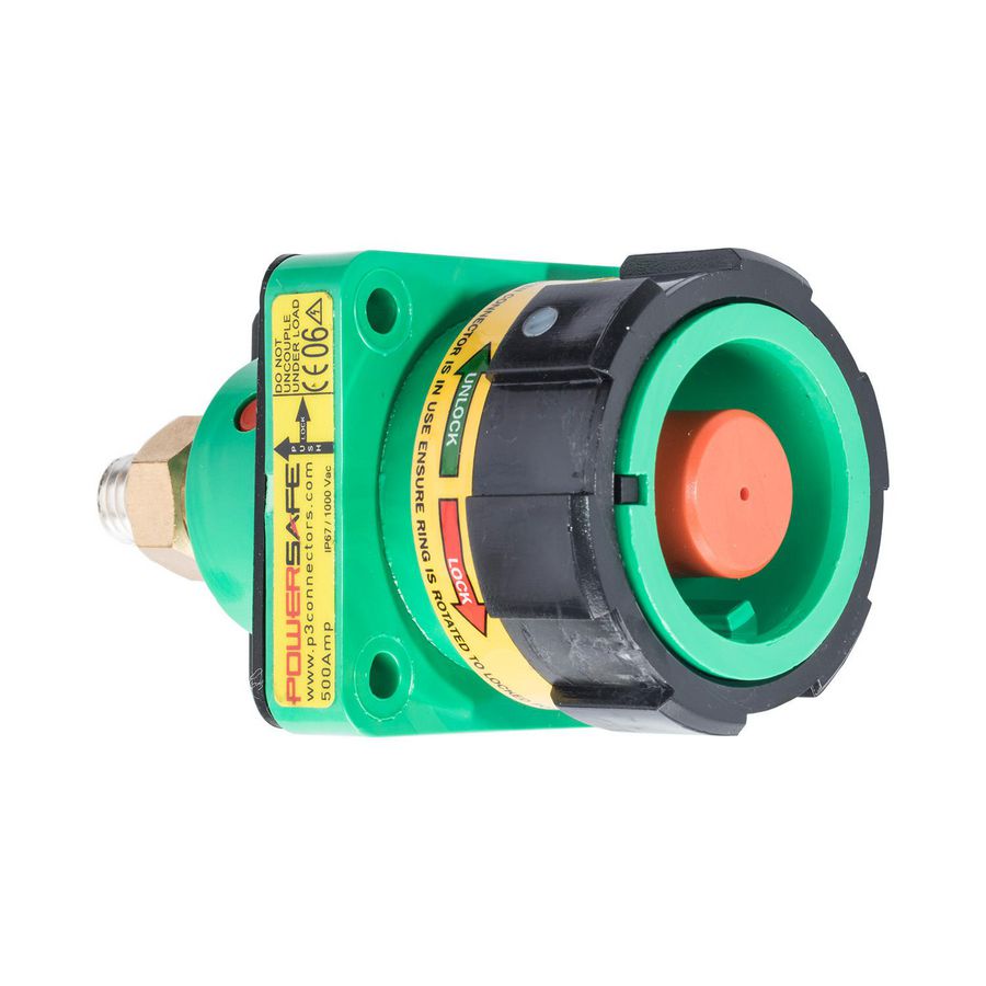 PS Rotalock Panel Source 500A E groen T5 M12