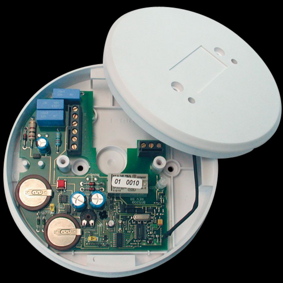 Relaisbasis opb pot.vrij wisselc 230V 10jr LI back-up draadl