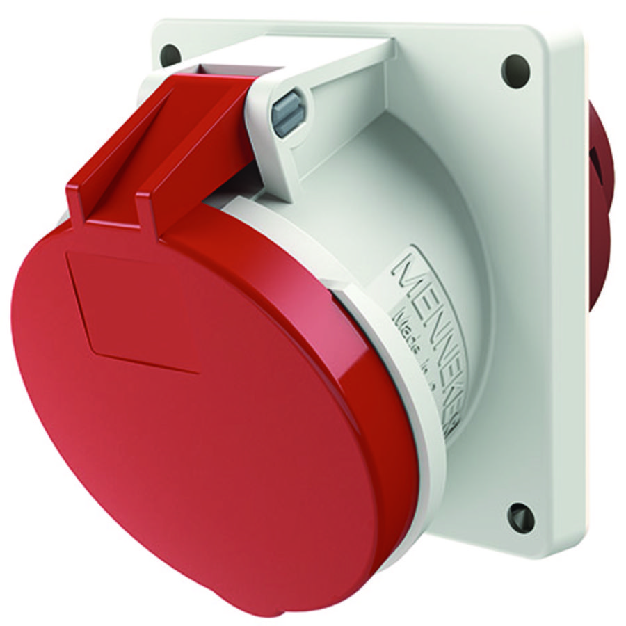 Inbouwwandcontactdoos 63A 5-polig  6H 400V IP44 21160A