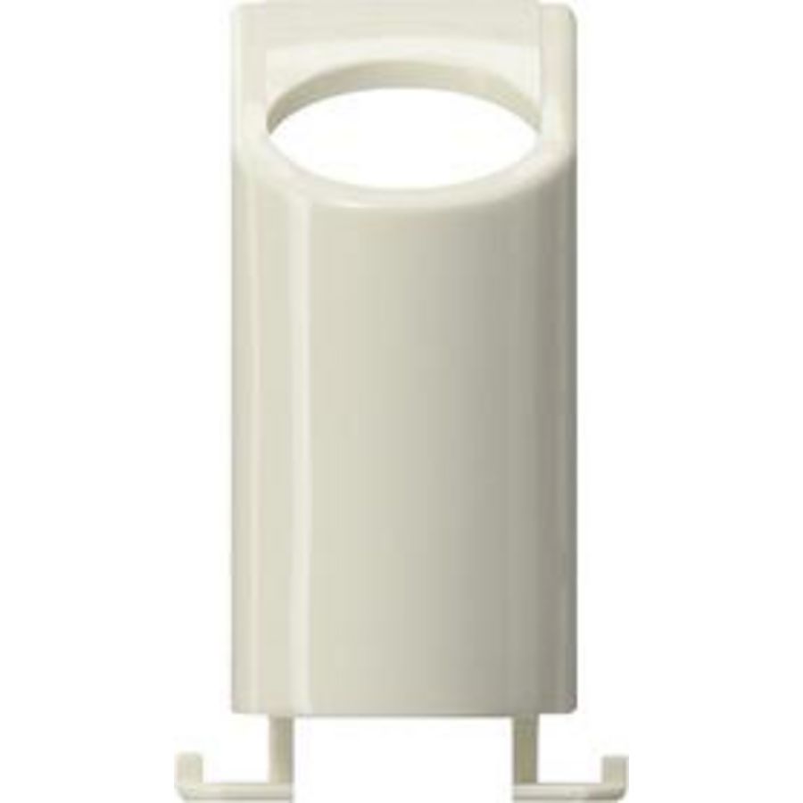 Adapter kabelinvoer buis Ø15mm Opbouw creme wit