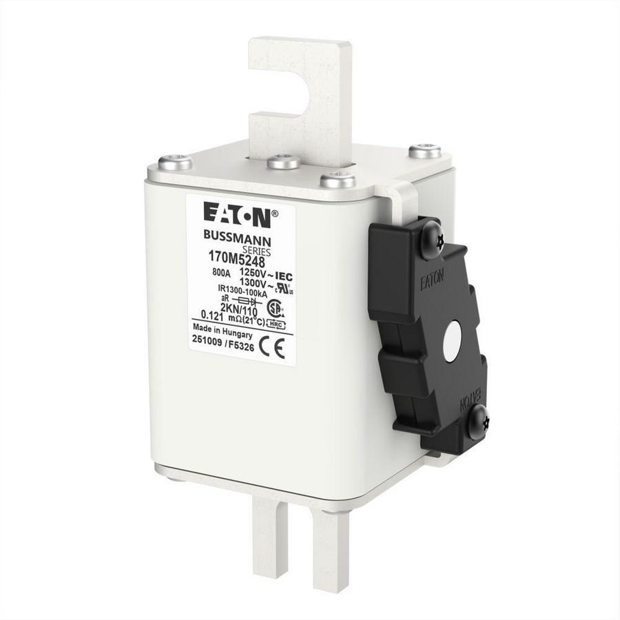 Zekering hoge snelheid 800A AC 1250V 100kA 2 61x77x1 VVE=3