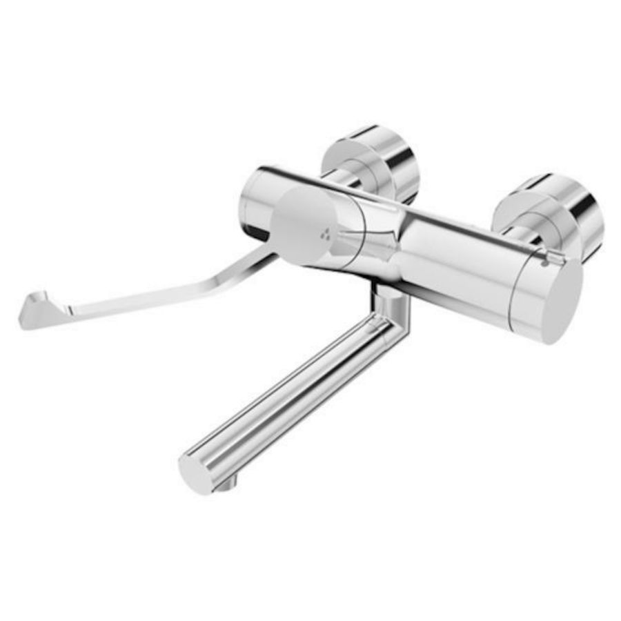 Wandopbouw wastafelkraan VITUSVW-AH-T thermo. TD 270mm