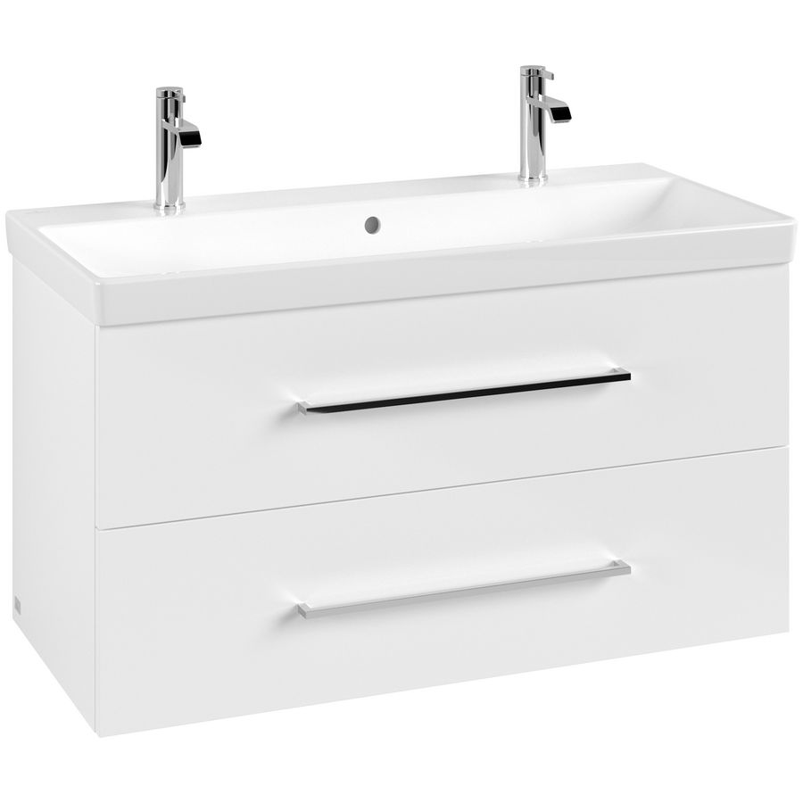 Wastafelonderkast Avento 980x514x484mm Bril.White A89200VE