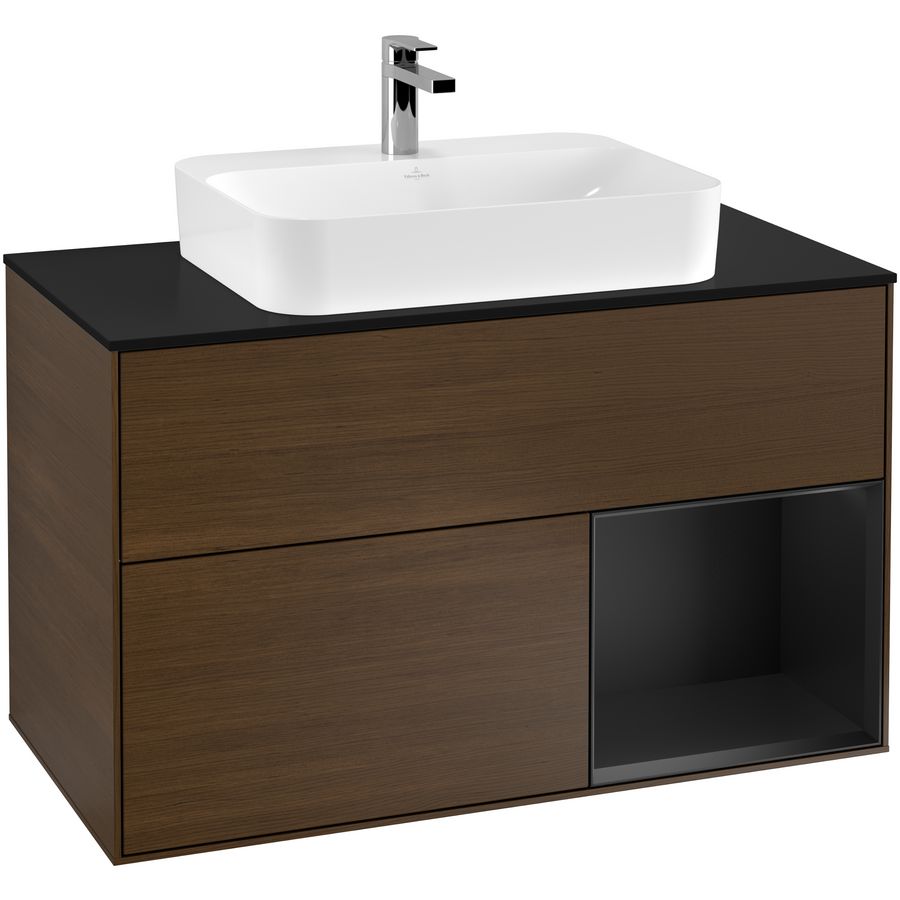 Wastafelonderkast Finion 1000x603x501mm W.Veneer F372PDGN