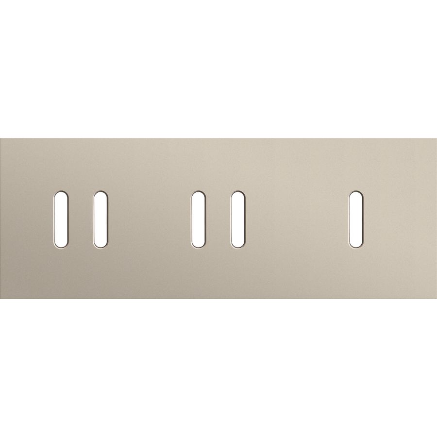 Afdekplaat 3-voud horiz. 71mm centerafst. 166-56704