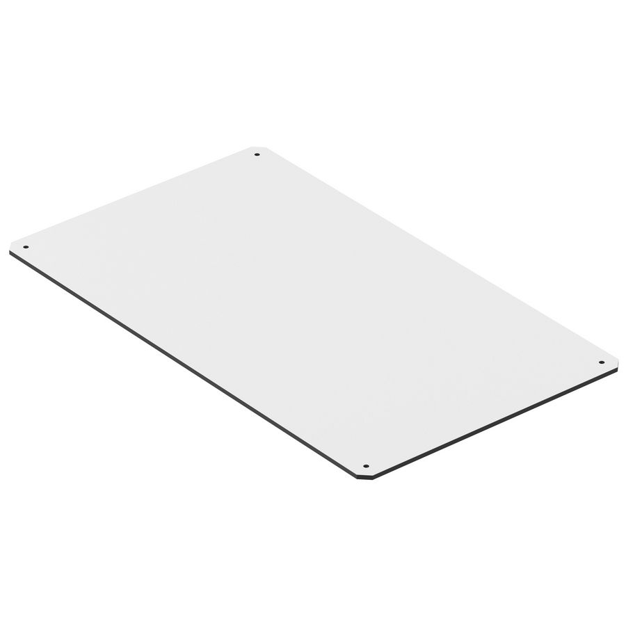 Montageplaat deur lichtgrijs 72202601