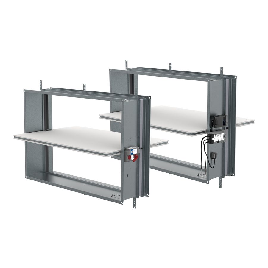 Brandklep rechthoekig FDS-EI90S-1000x1000-H0