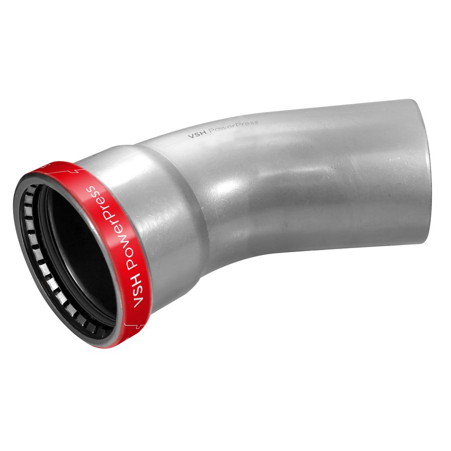 Bocht POWERPRESS 45 EPDM, FØ 3"