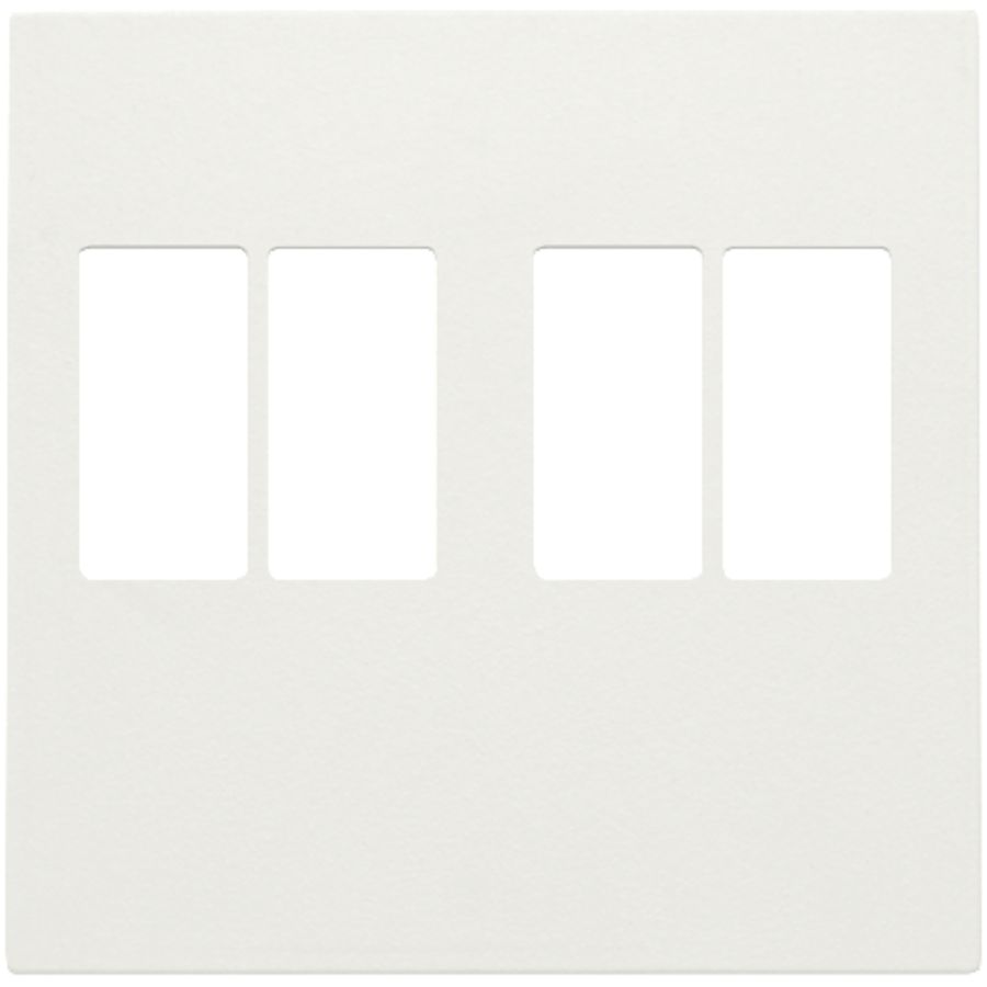 Afwerkingsset 2-voudige luidsprekeraansl. white