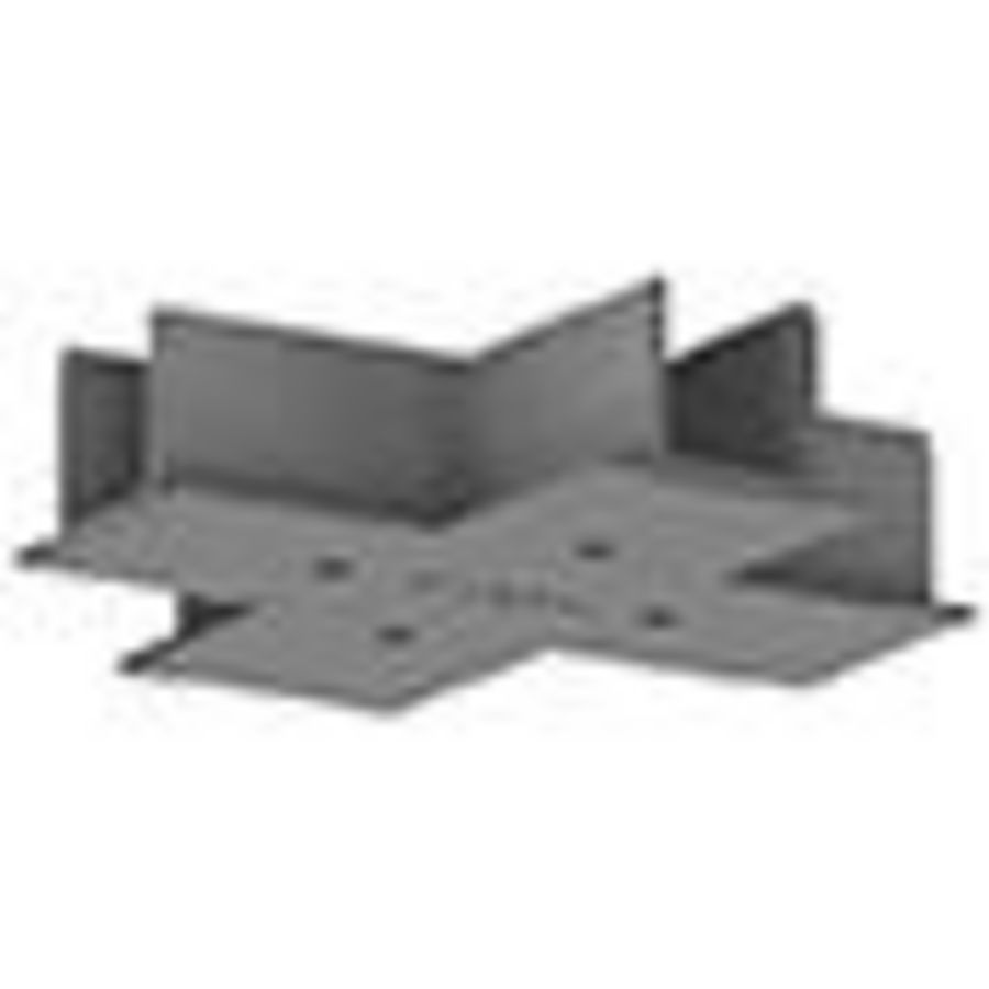 Afdekking voor X-voeding inbouw rail
