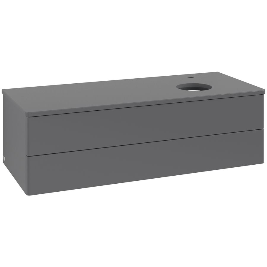 Wastafelonderkast Antao 1200x360x500mm Antr. Matt Lacquer K23050GK