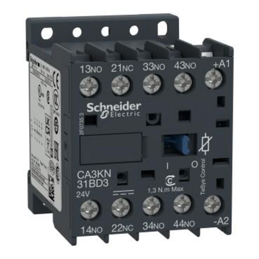 Hulpcontactor 3M+1V <=690V Stuurspanning 110V DC Schr K