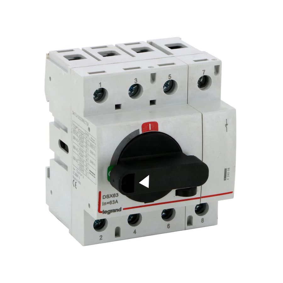 Schak-scheid. DSX63 4P - 63A