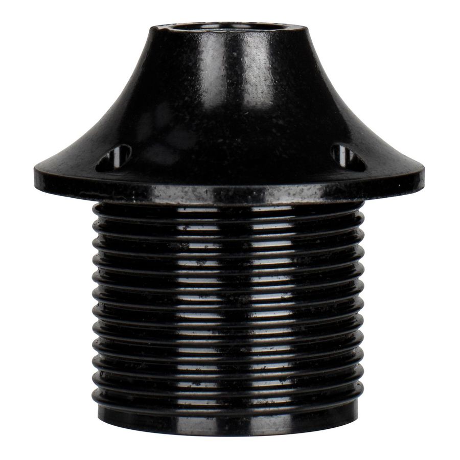 Lamphouder Bakelite threaded E27 cap zwart VVE=5