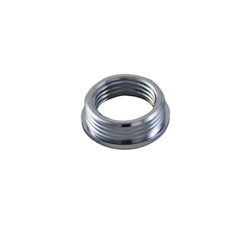 Nippel 3/4" x 1/2" tbv opb.thermet chroom