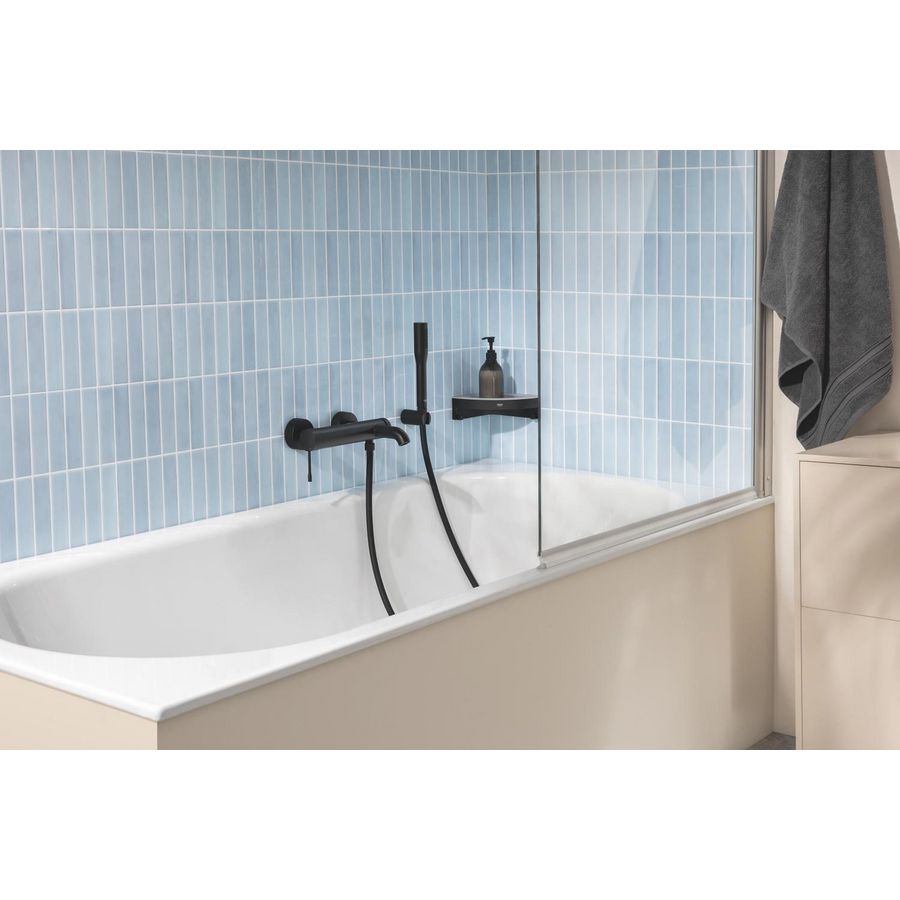 Start Cube hoek douche tray mat zwart