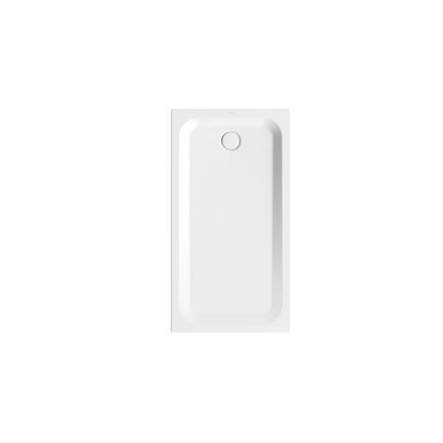 Douchebak geglazuurd staal BetteUltra 1500x800x35mm wit AS antislip Sense afvoer Ø90mm