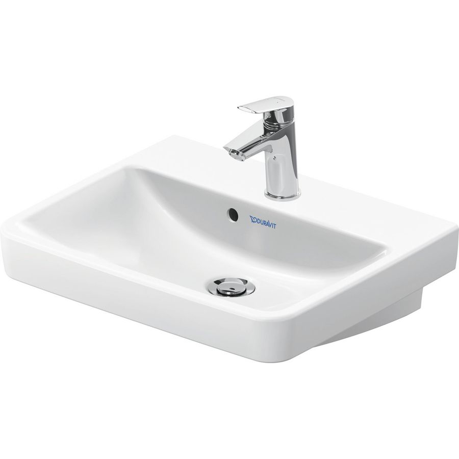 DURAVIT NO.1 #074350 fontein 500mm wit met kraangat met overloop