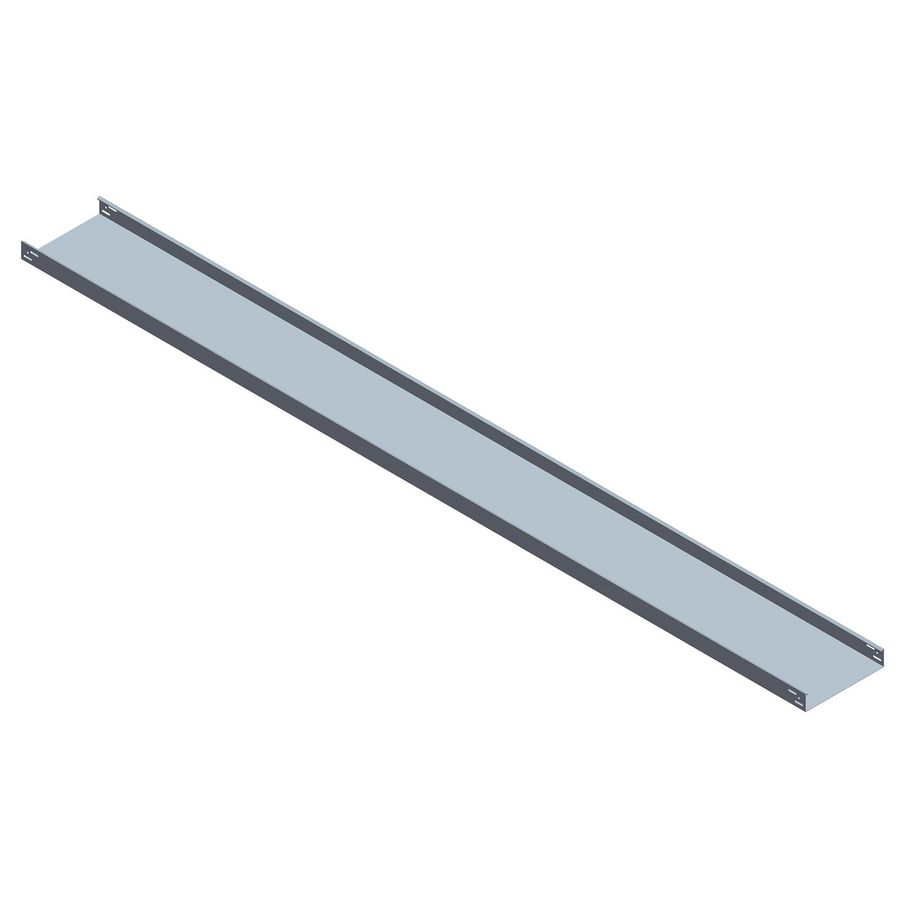 Lengte a 3m. Kabelgoot gesloten zinkplus 100x60mm 1mm