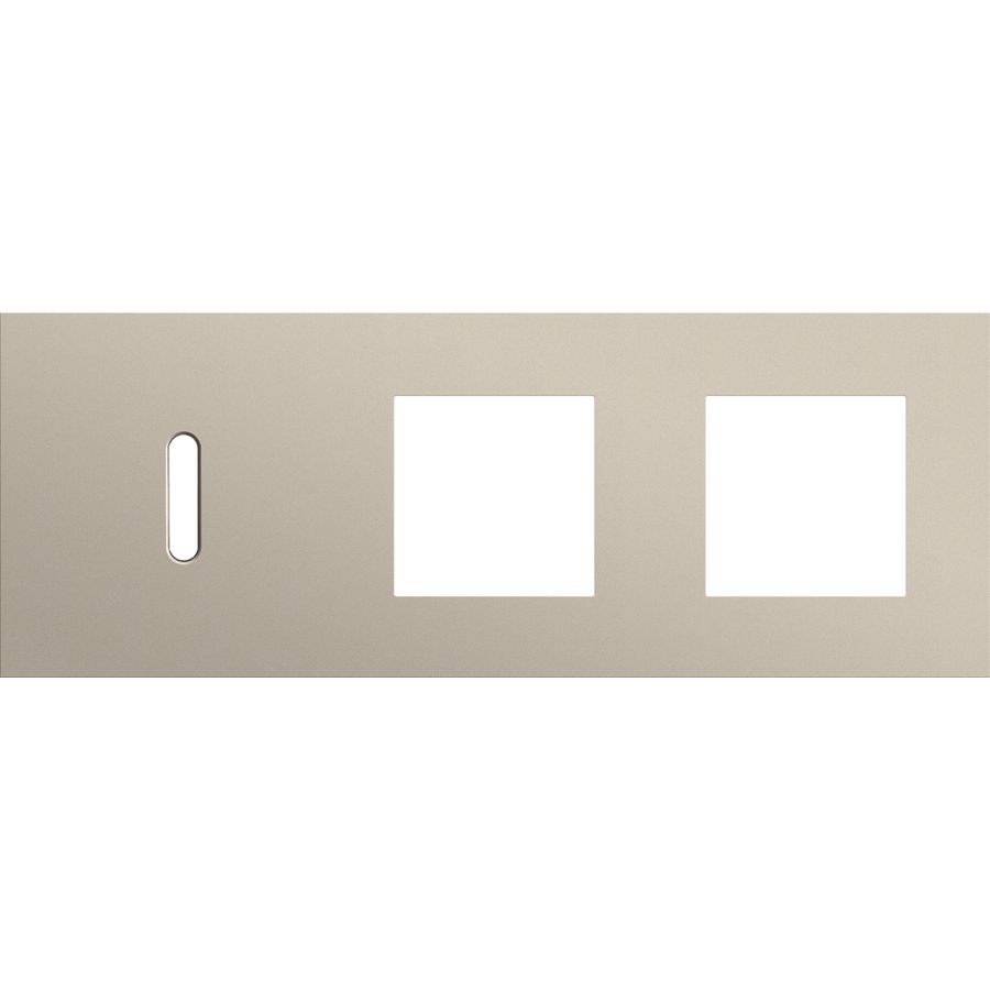 Afdekplaat 3-voud horiz. 71mm centerafst. 166-56705