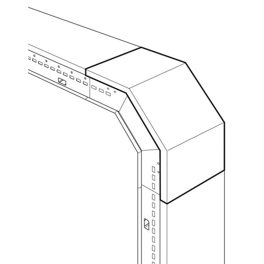 Deksel vervalstuk 90gr. B800 Thvz universeel LFCCSM8