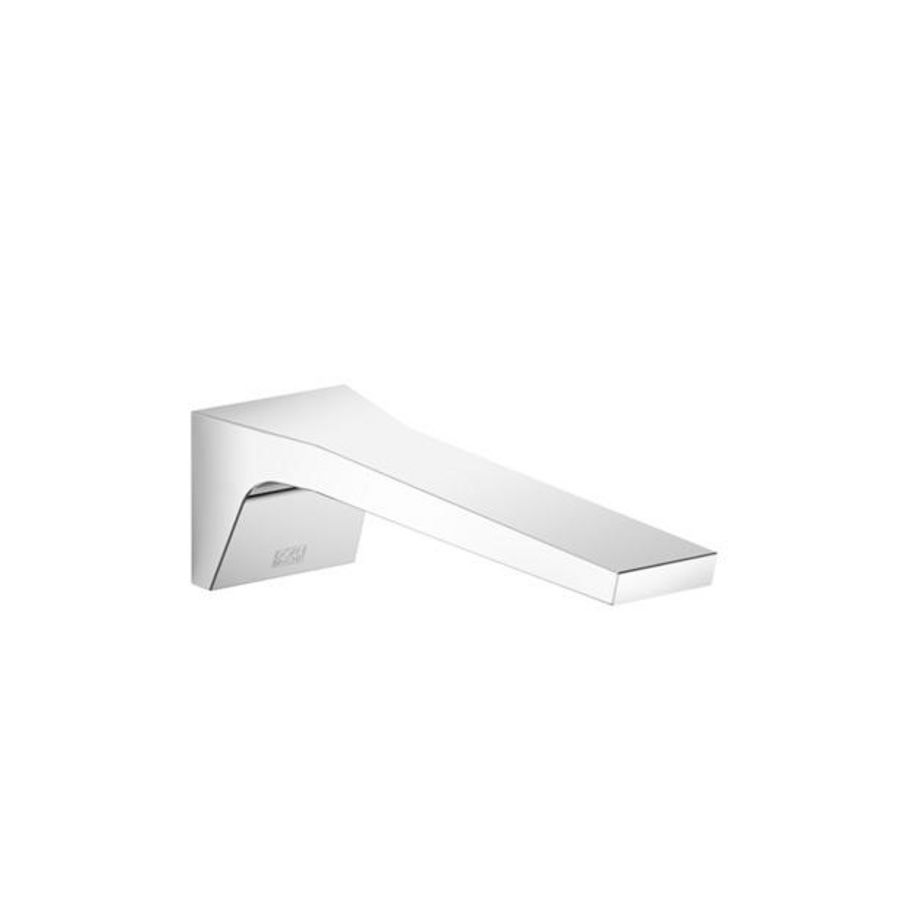 CL.1 Wastafeluitloop v wandmontage platina mat