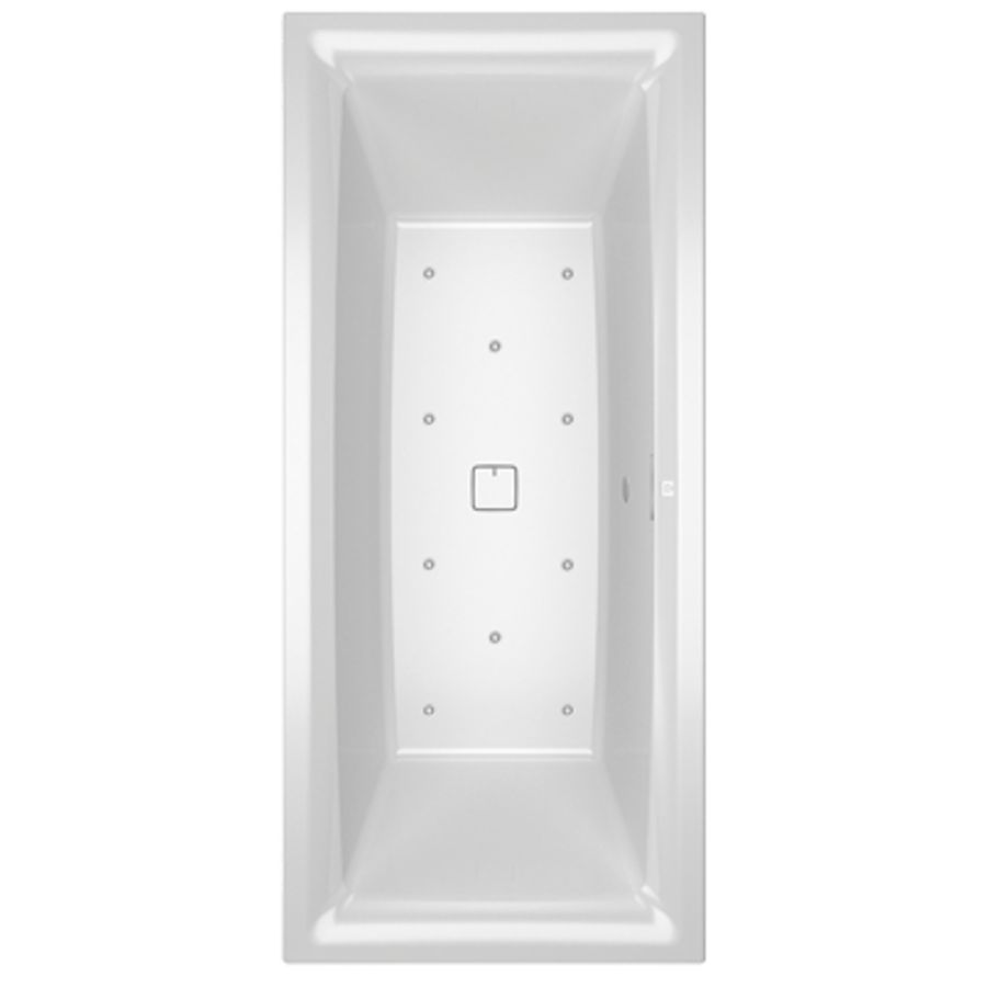 Whirlpool Still Square Rihopool 170x75cm systeem AIR rechts hoogglans wit