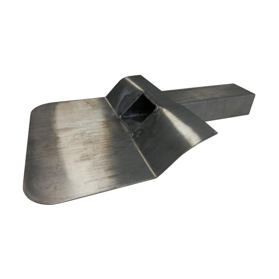 Loden kiezelbak code 25 60x100mm l=330mm 45° voorzien van primer