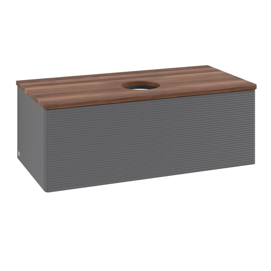 Wastafelonderkast Antao 1000x360x500mm Antr. Matt Lacquer K31112GK