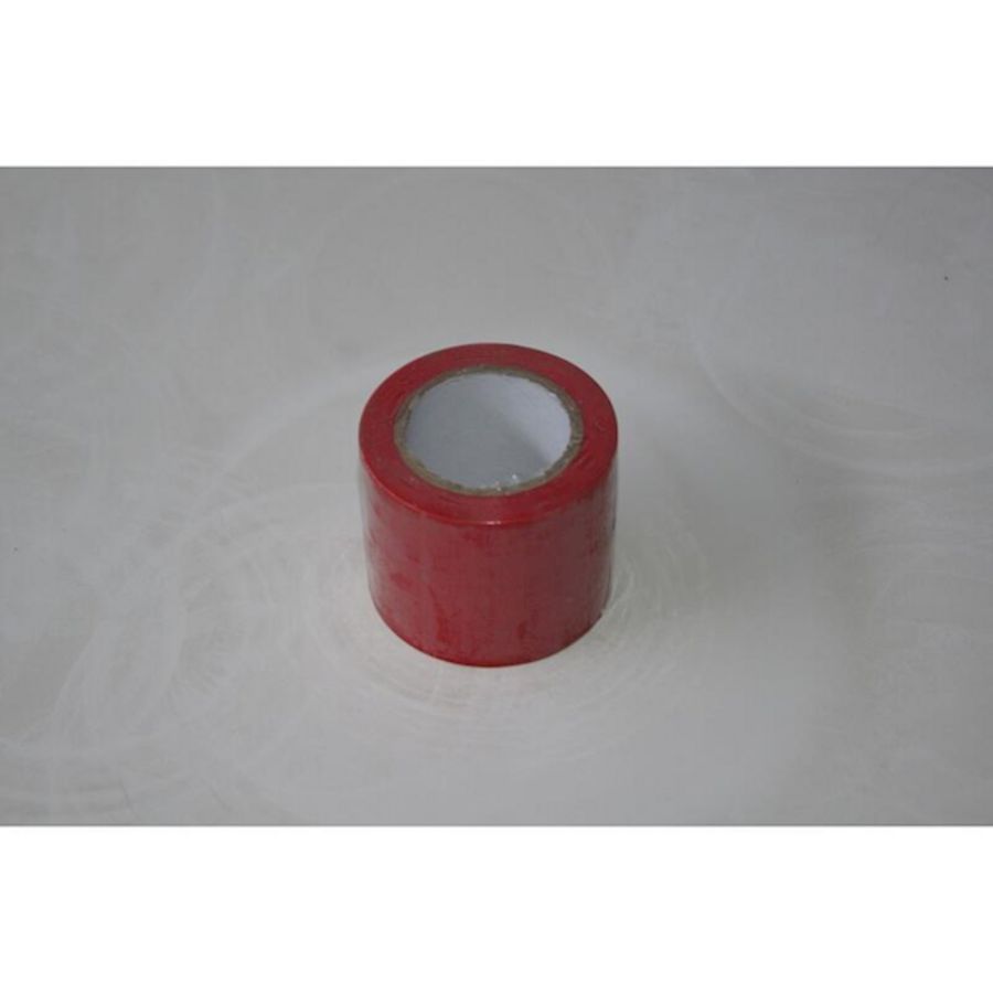 Isolatietape PVC 50mm rood rol a 10m.